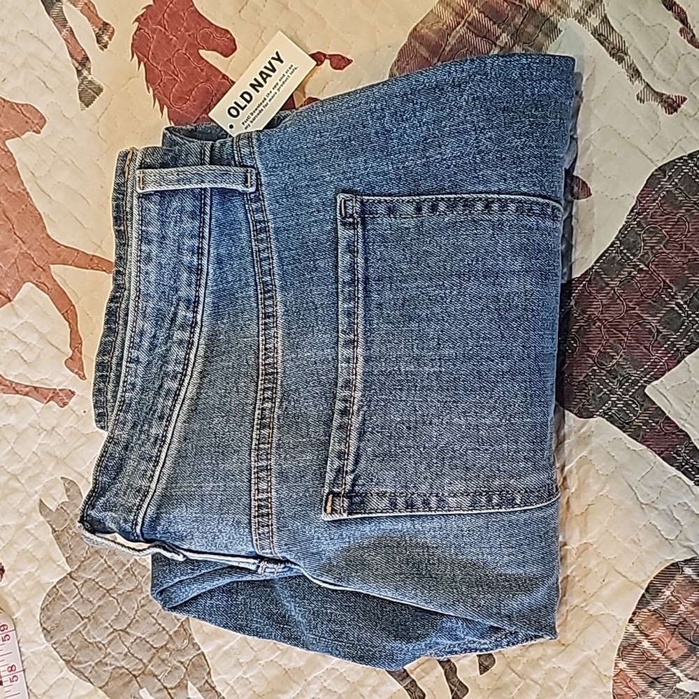 Old Navy high rise straight leg jean